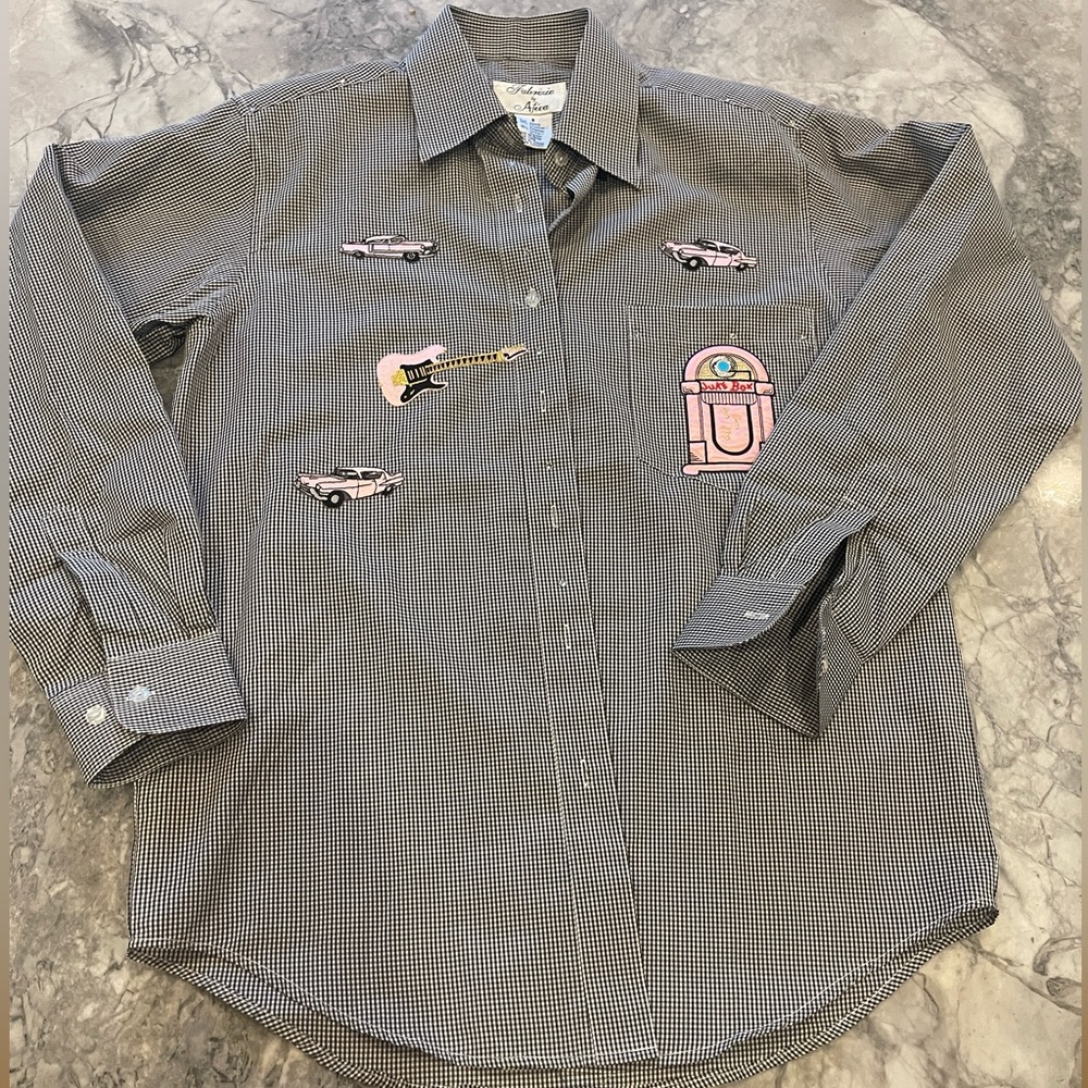 Fabrizio by Arica small 50’s theme shirt